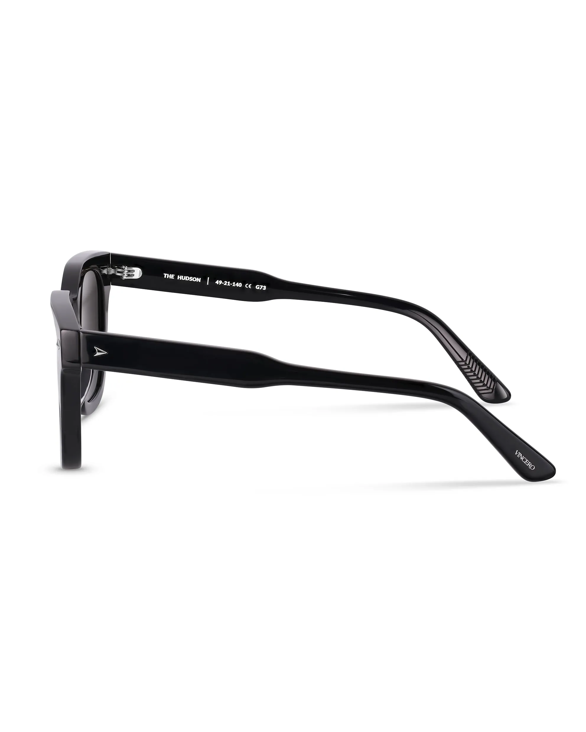 The Hudson Sunglasses - Jet Black - Image 6
