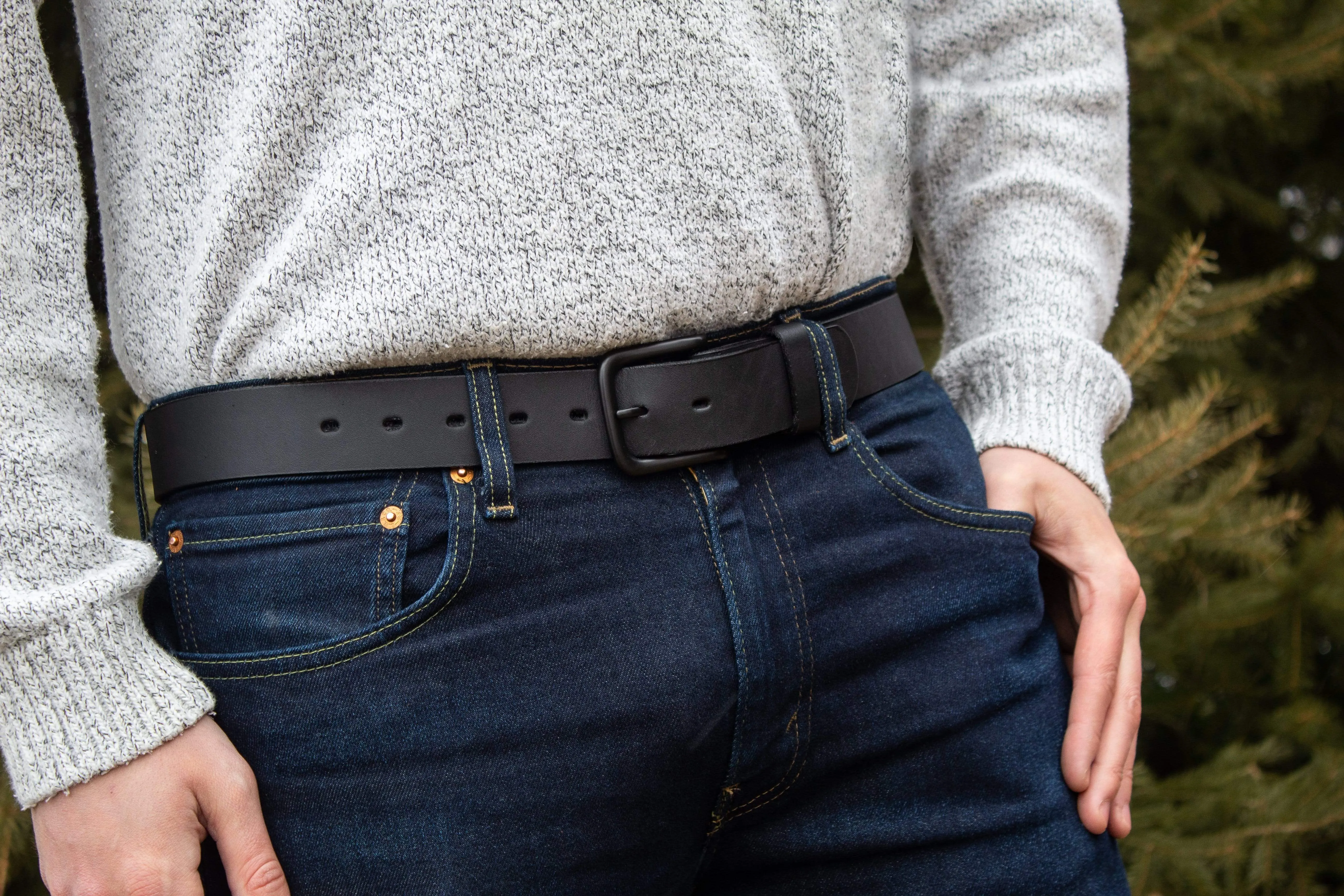 The Huntsman Belt – Durable Full Grain Leather Everyday Belt - Image 7