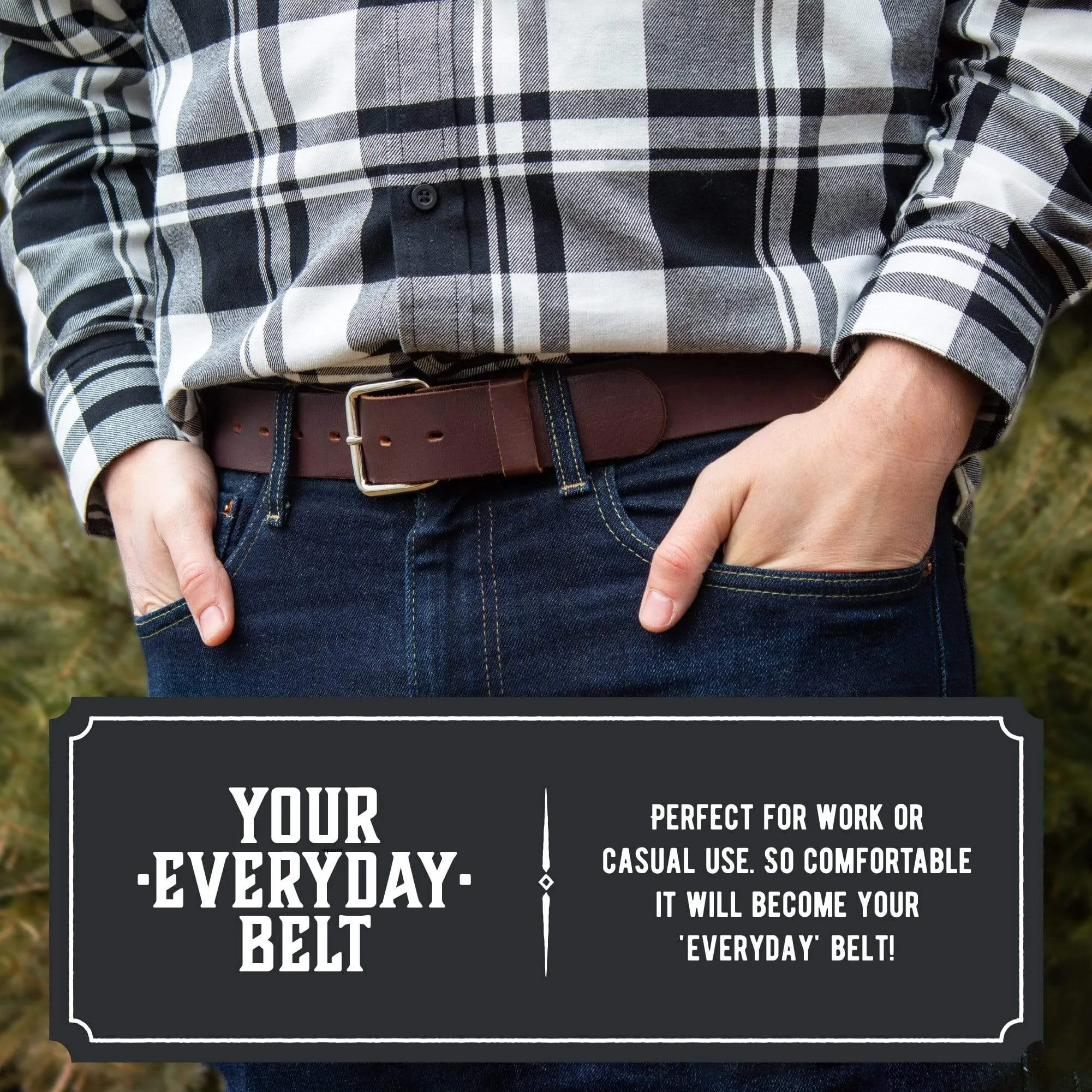 The Journeyman Leather Belt - Image 4
