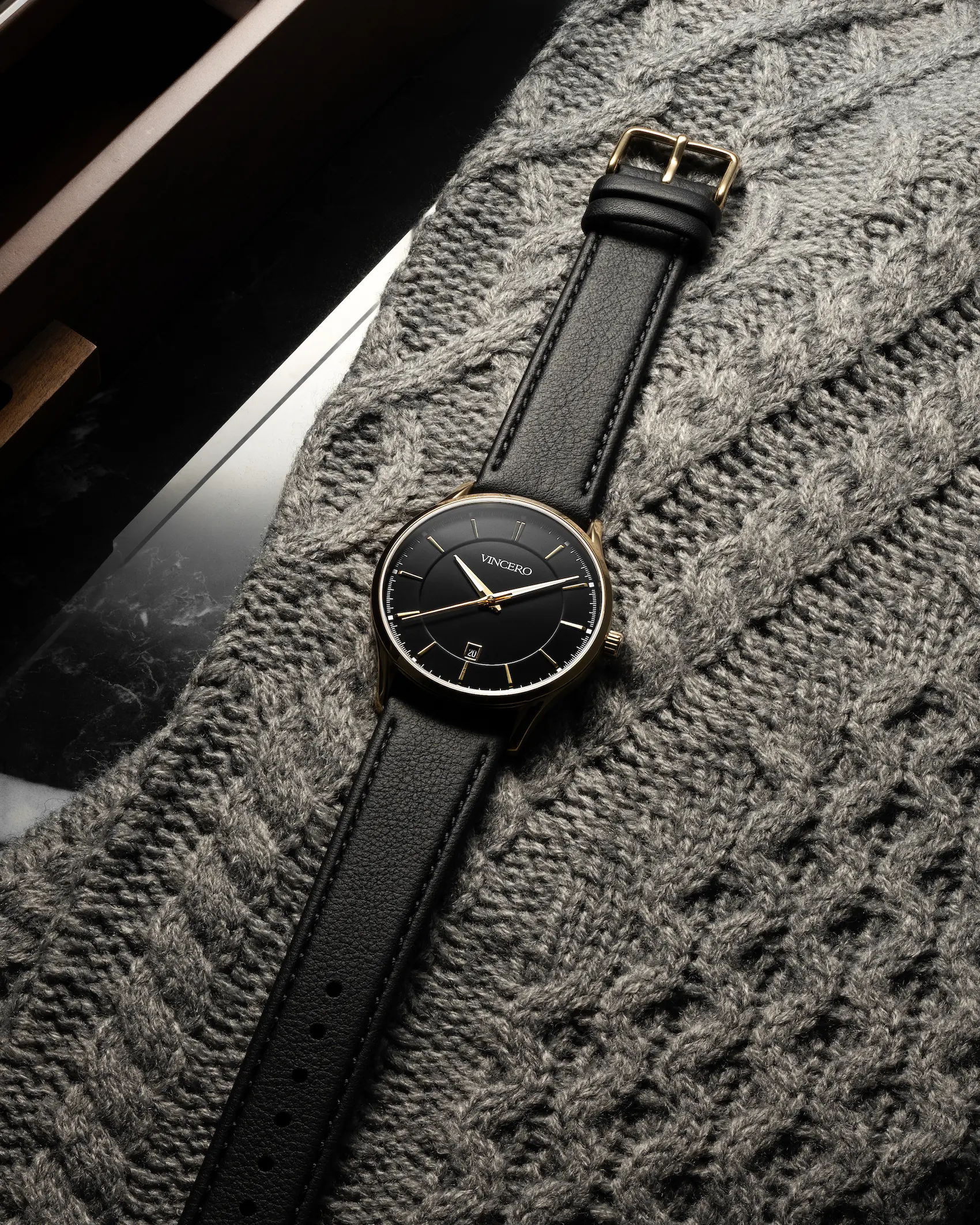 The Kairos Men's Watch II - Gold Onyx - Image 3
