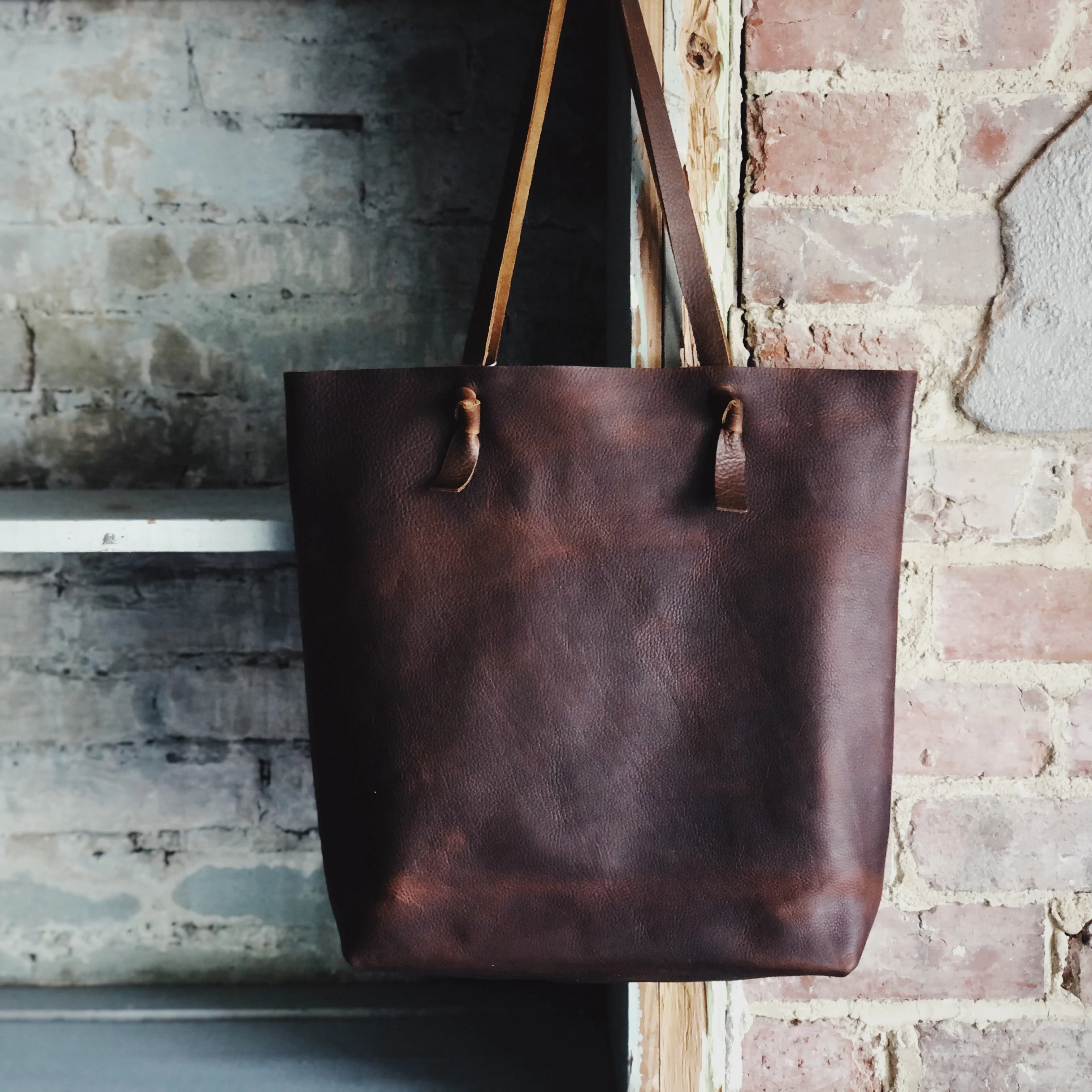 The Knotty Brown Tote Bag