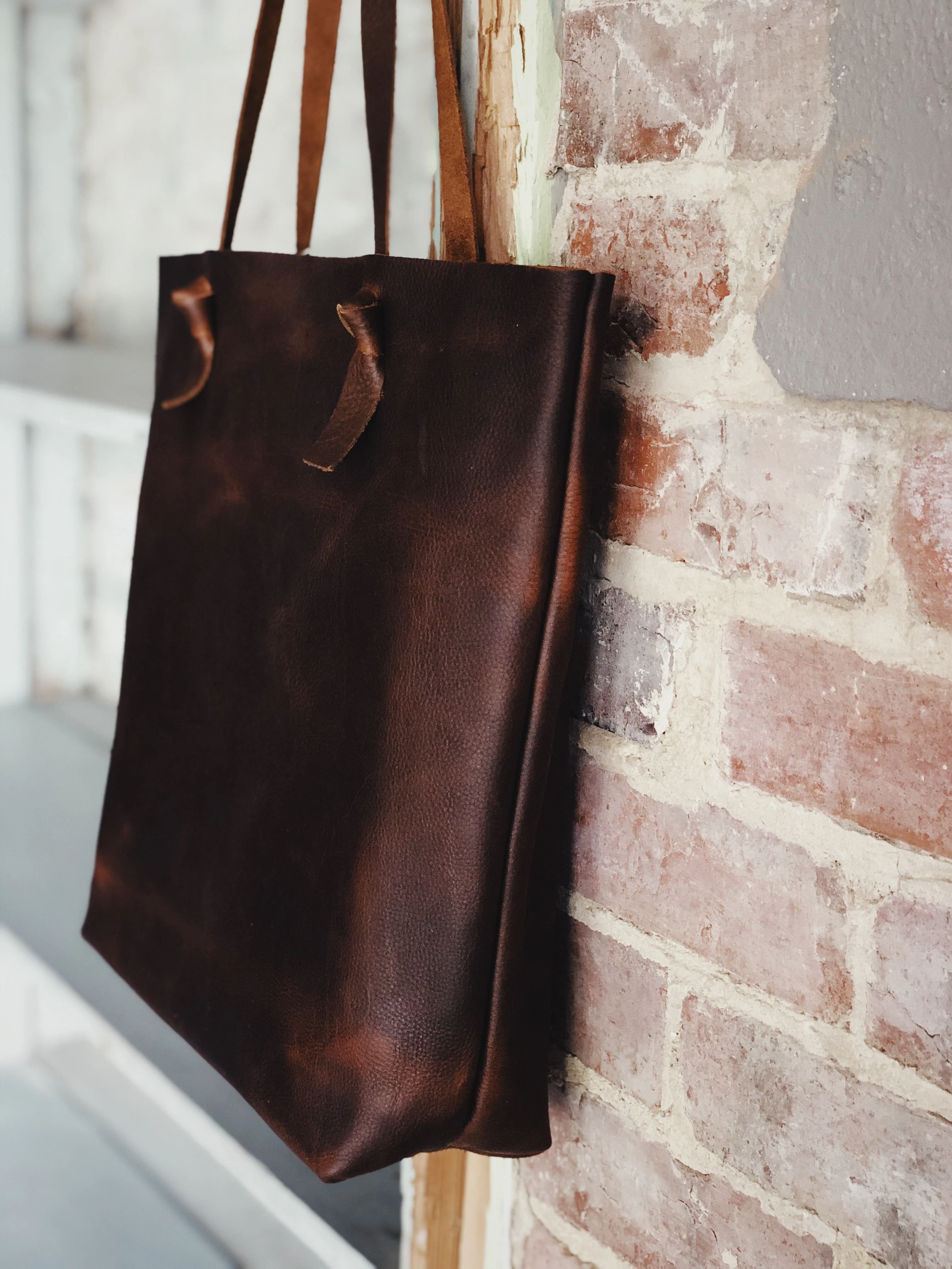 The Knotty Brown Tote Bag - Image 4