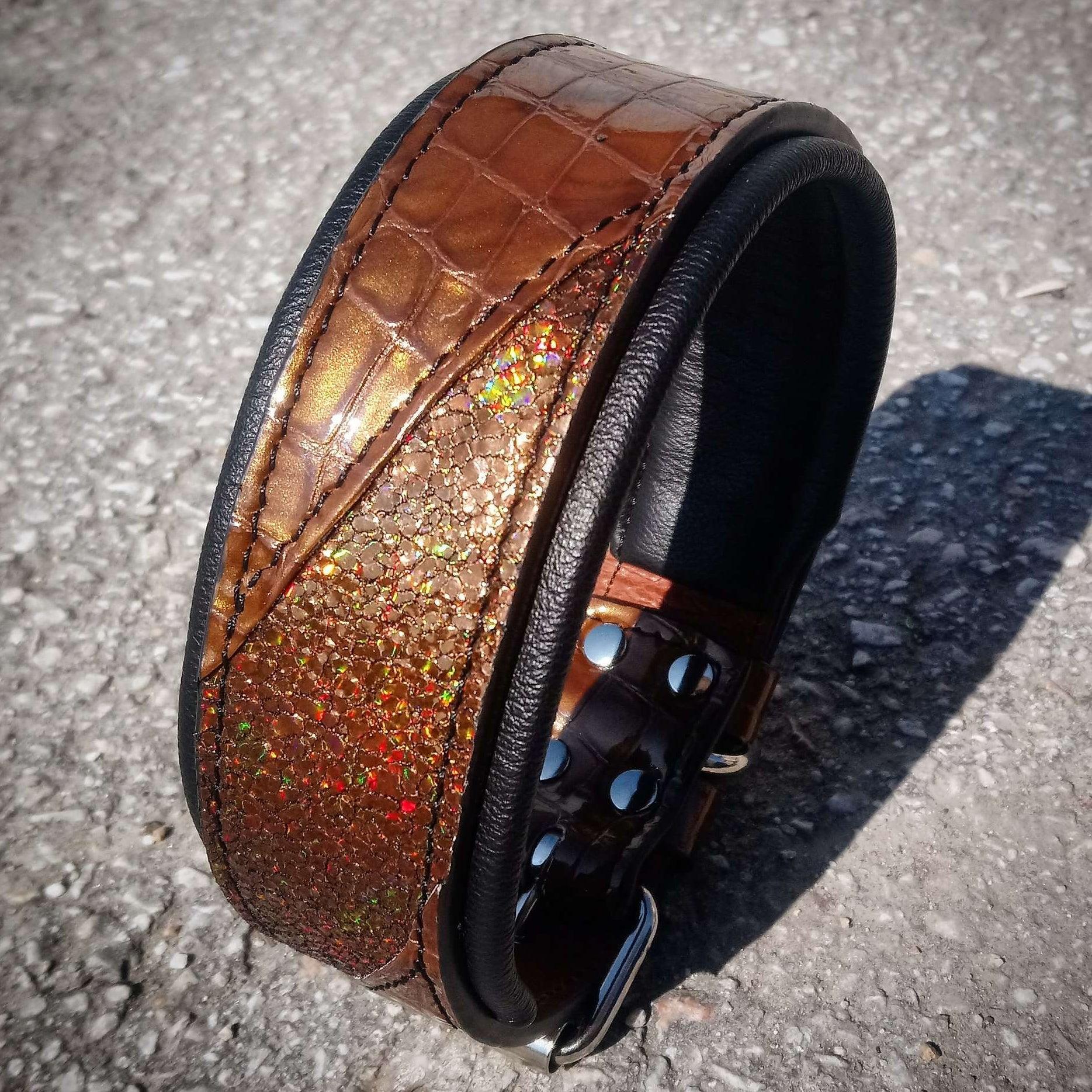 The "Korona" Dog Collar. Brown - Image 2