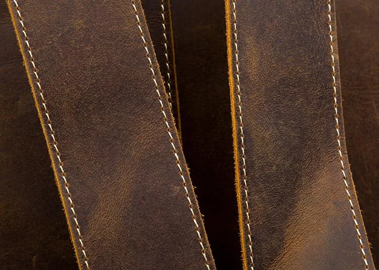 The Langley Backpack | Genuine Vintage Leather Backpack - Image 14