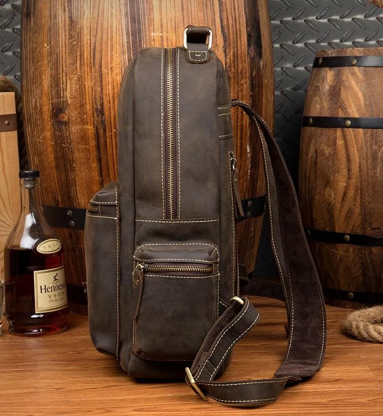 The Langley Backpack | Genuine Vintage Leather Backpack - Image 6