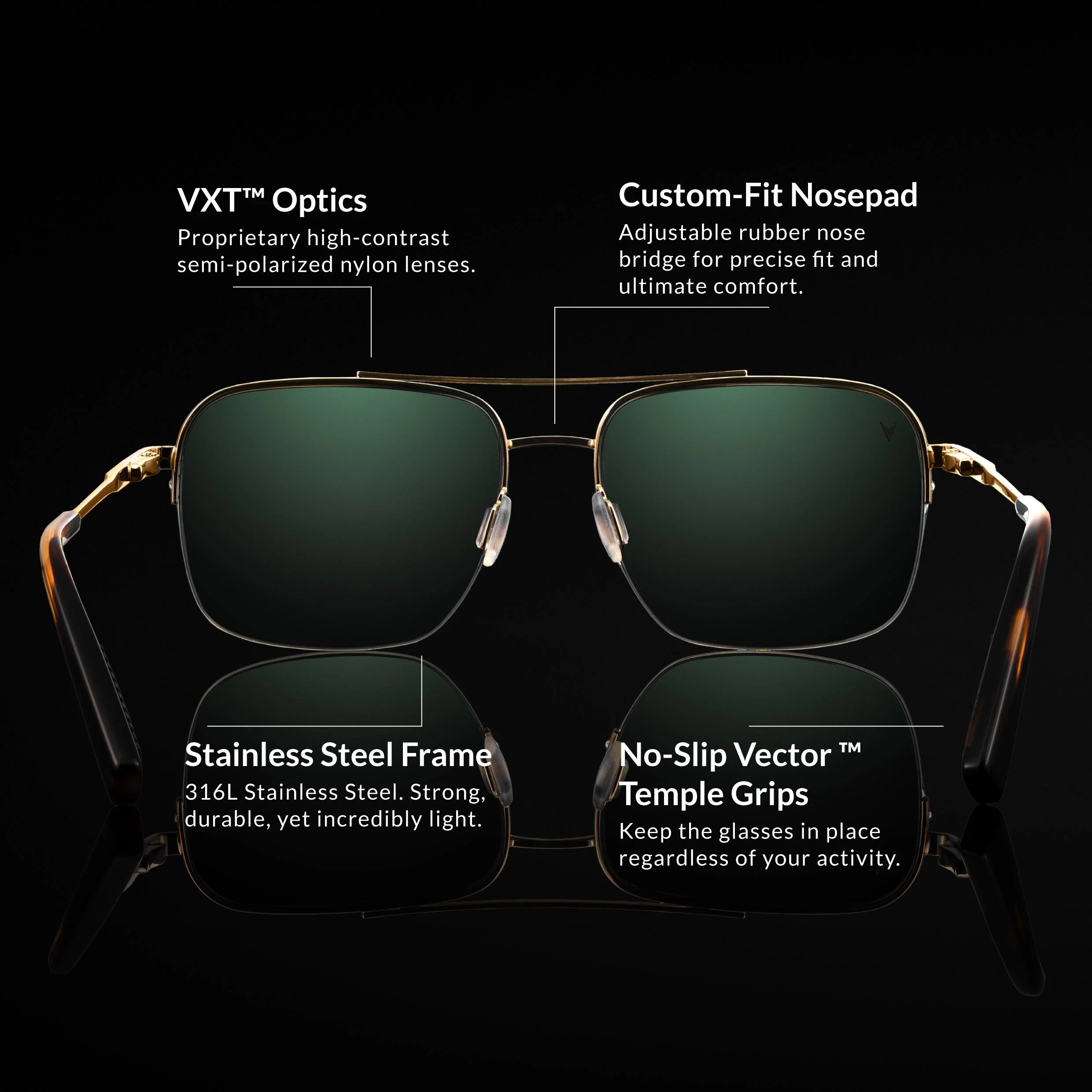 The Marshall Sunglasses - Gold - Image 4