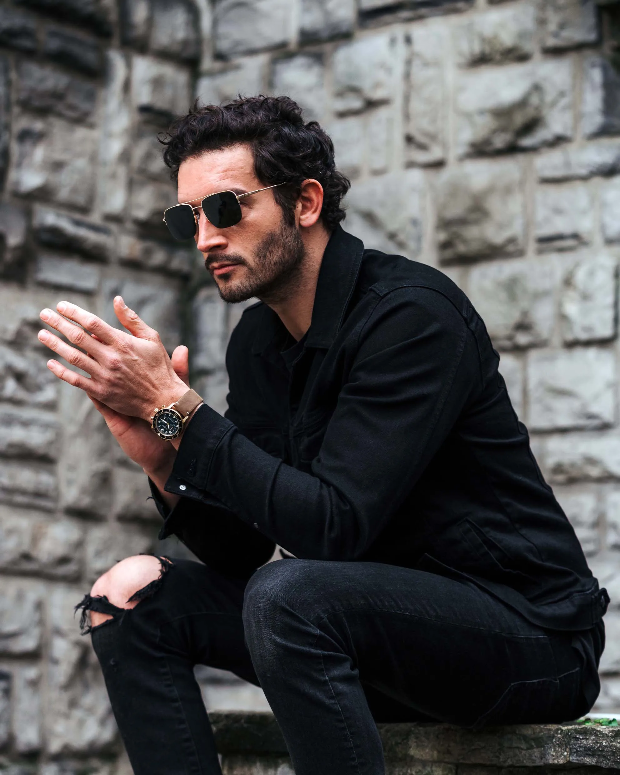 The Marshall Sunglasses - Gold - Image 6