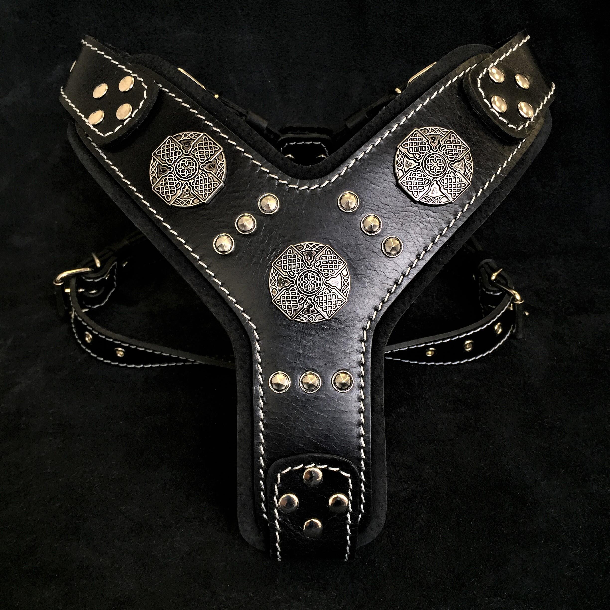 The "Maximus" Silver Dog Harness