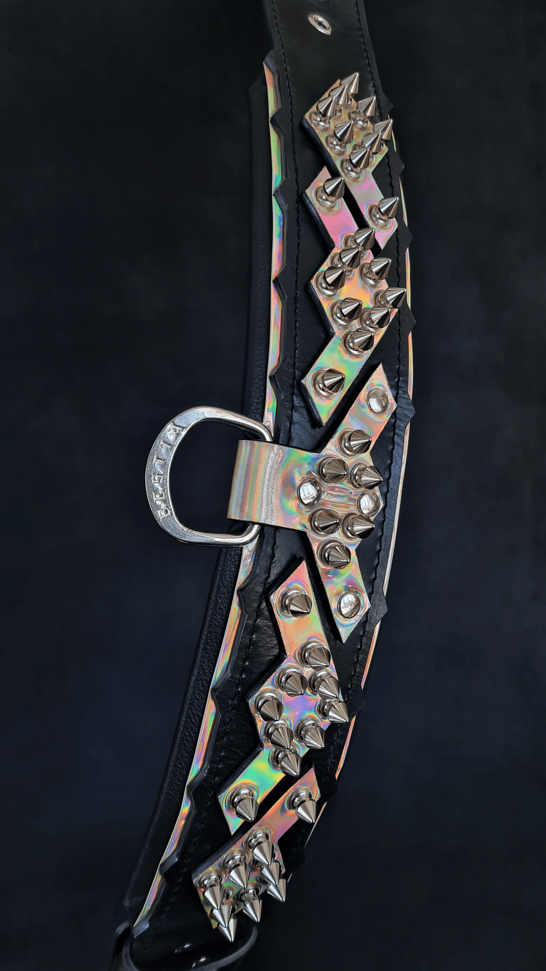 The "Midas" Dog Collar Silver - Image 3