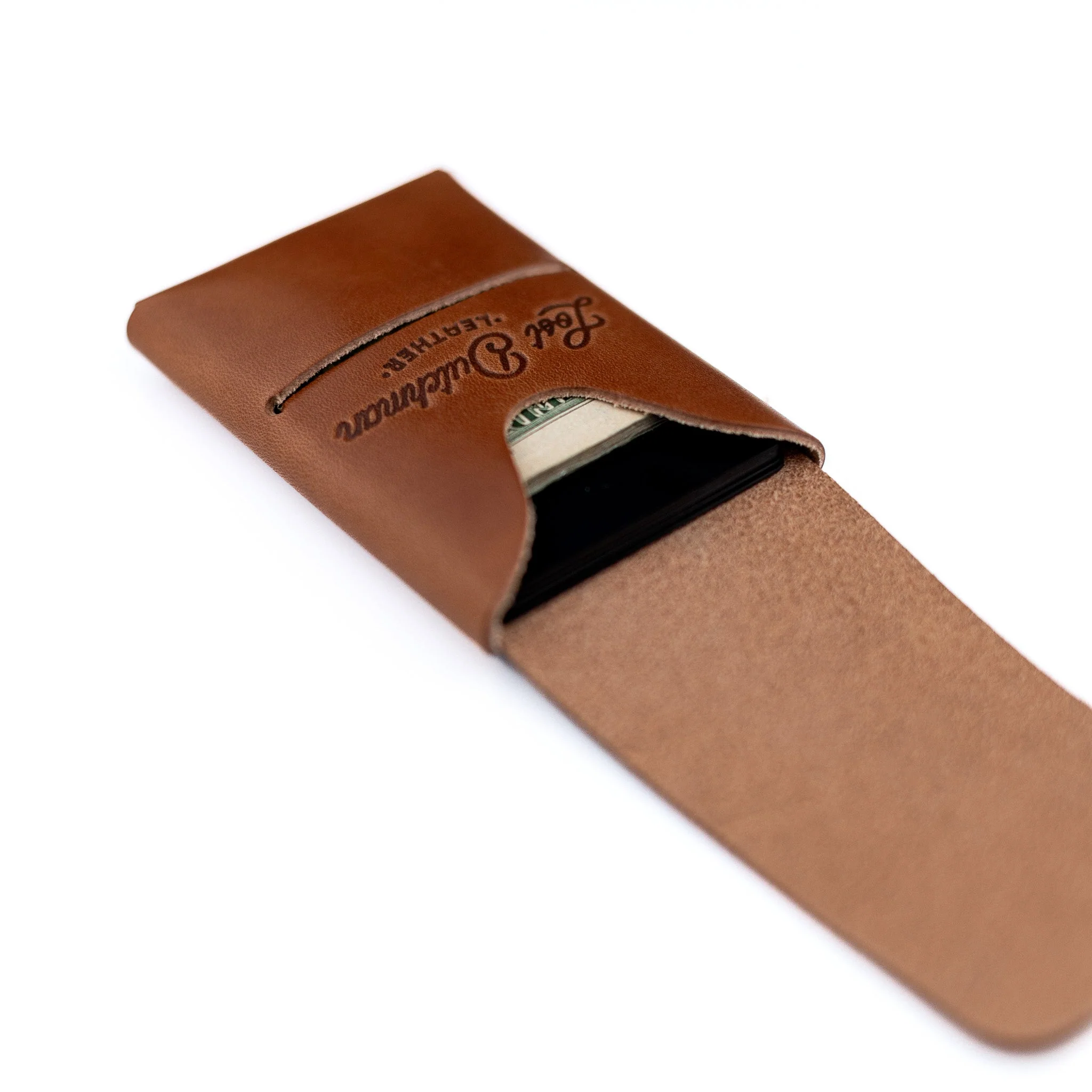 The Mini Franklin Leather Wallet – Brown - Image 6