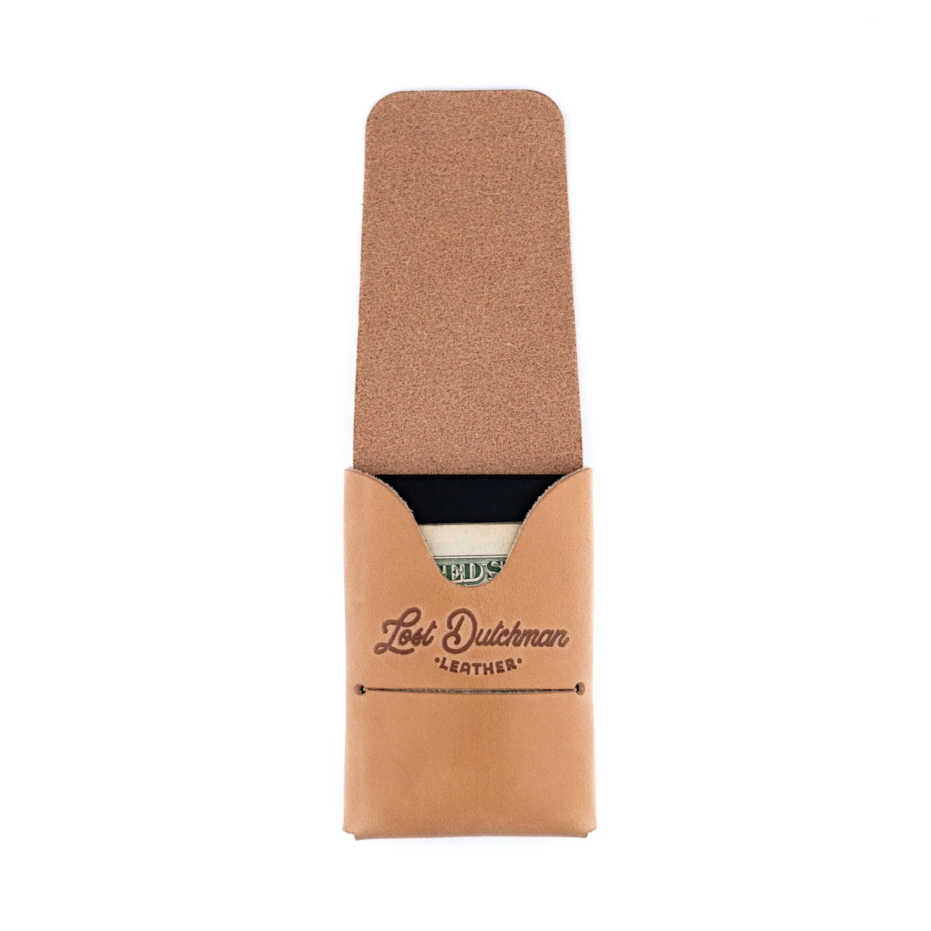 The Mini Franklin Leather Wallet – Russet - Image 3