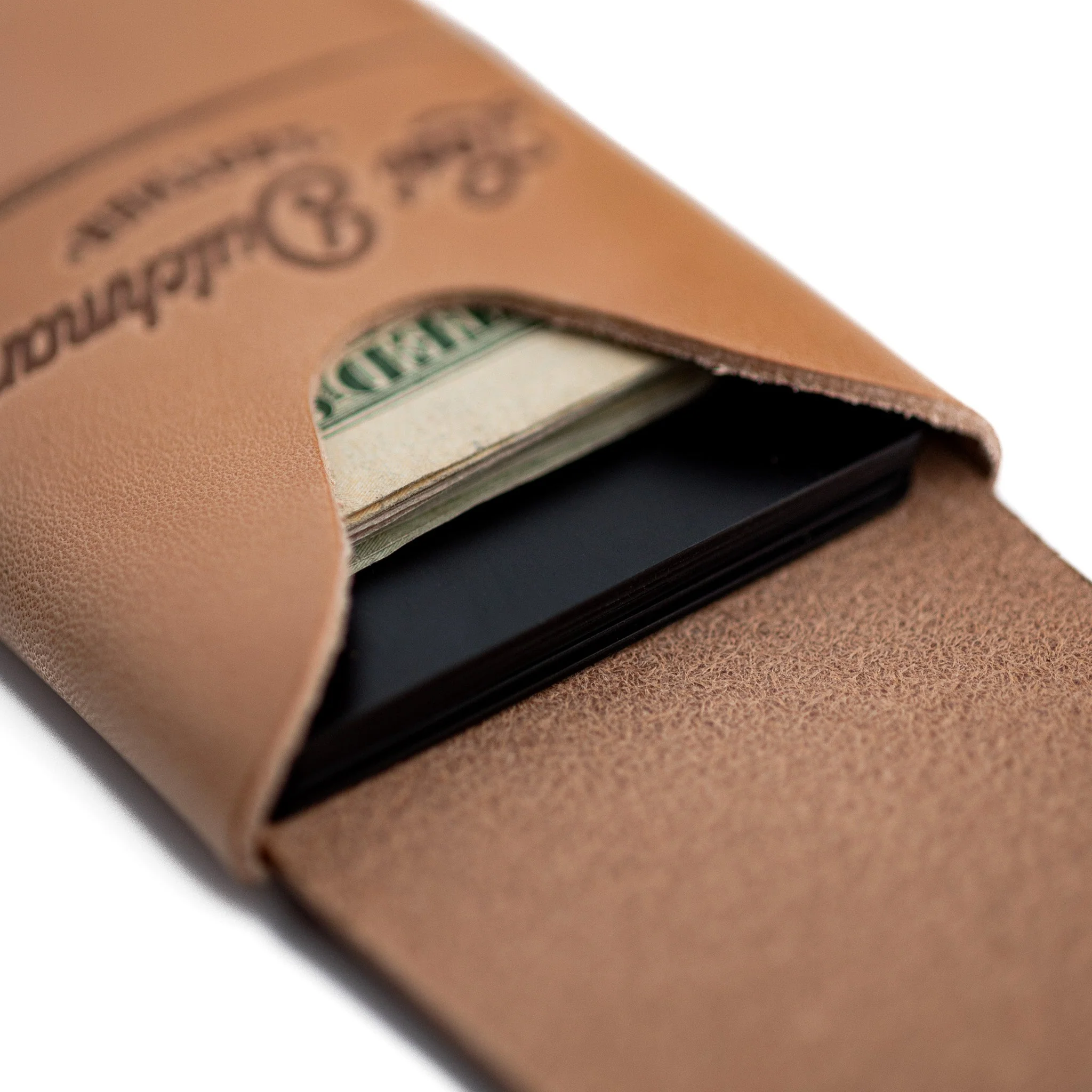 The Mini Franklin Leather Wallet – Russet - Image 5