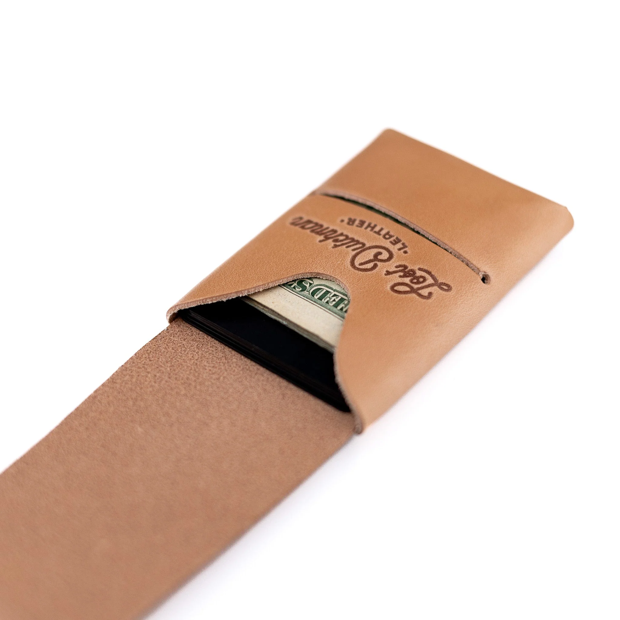 The Mini Franklin Leather Wallet – Russet - Image 7