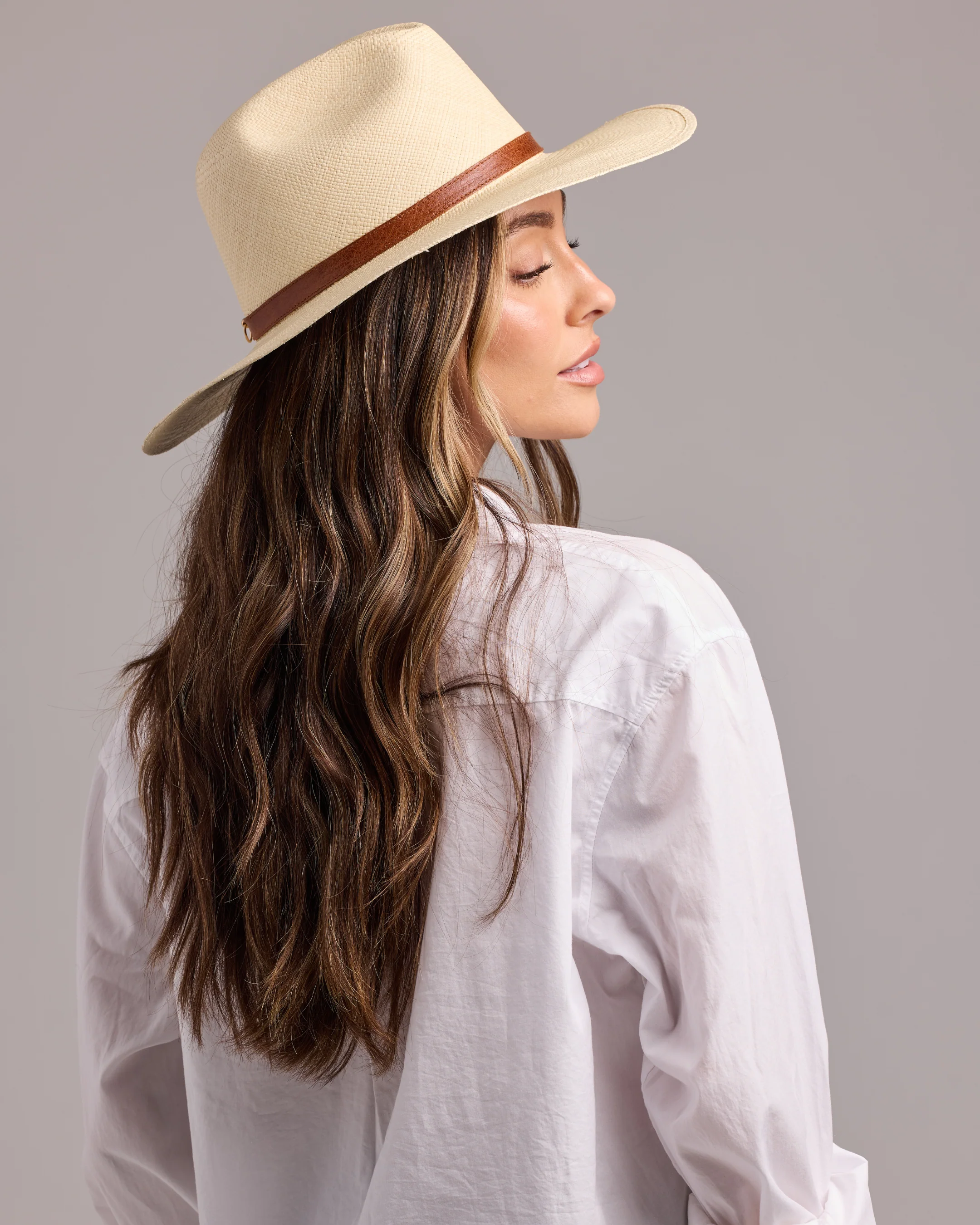 The Molly Neutral Sun Hat - Image 2