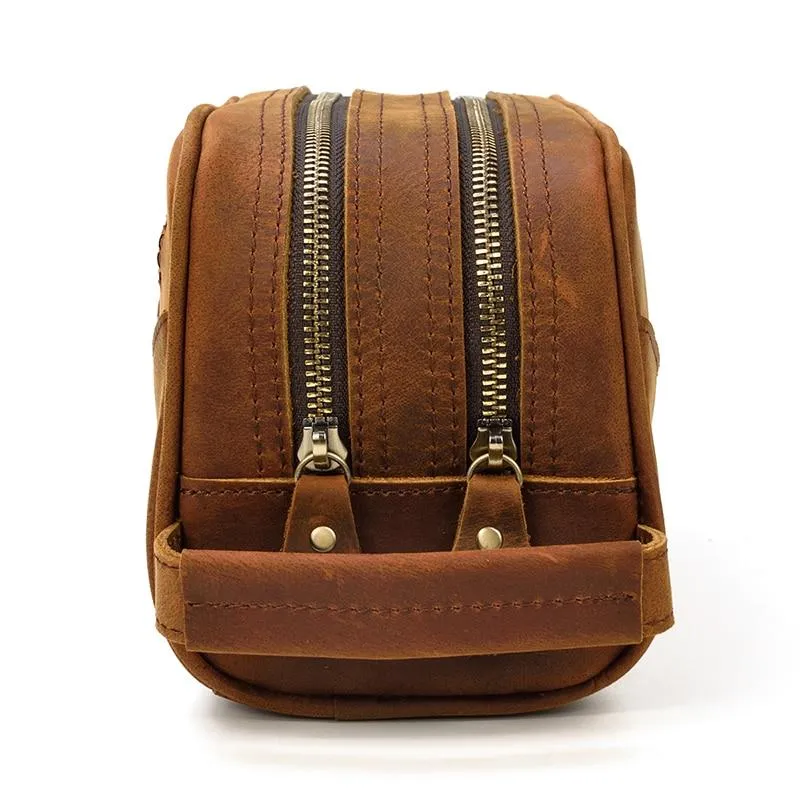 The Nomad Toiletry Bag | Genuine Leather Travel Toiletry Bag - Image 8