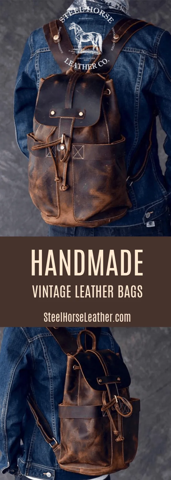 The Olaf Rucksack | Vintage Leather Travel Backpack - Image 18