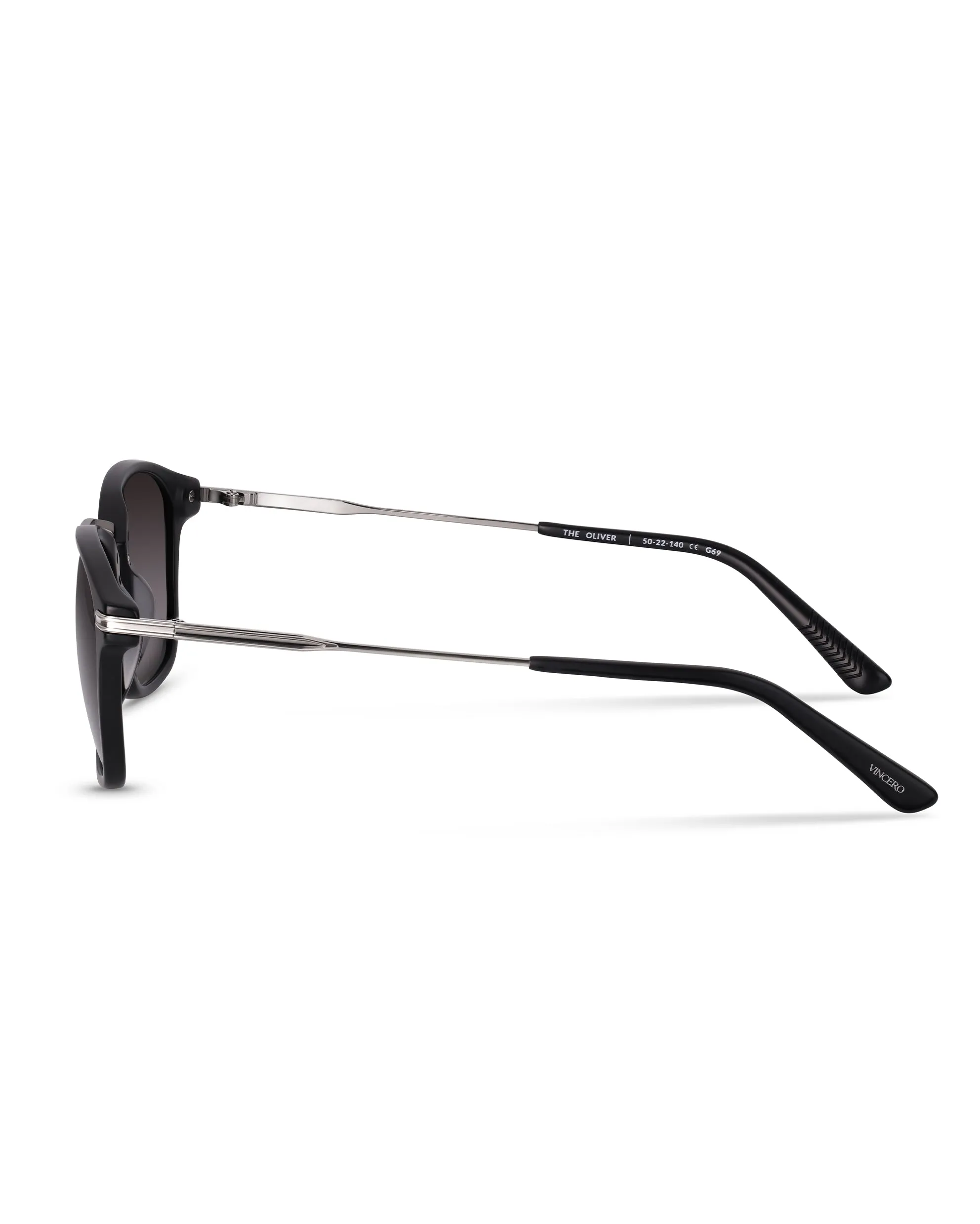 The Oliver Sunglasses - Semi Matte Black - Image 4