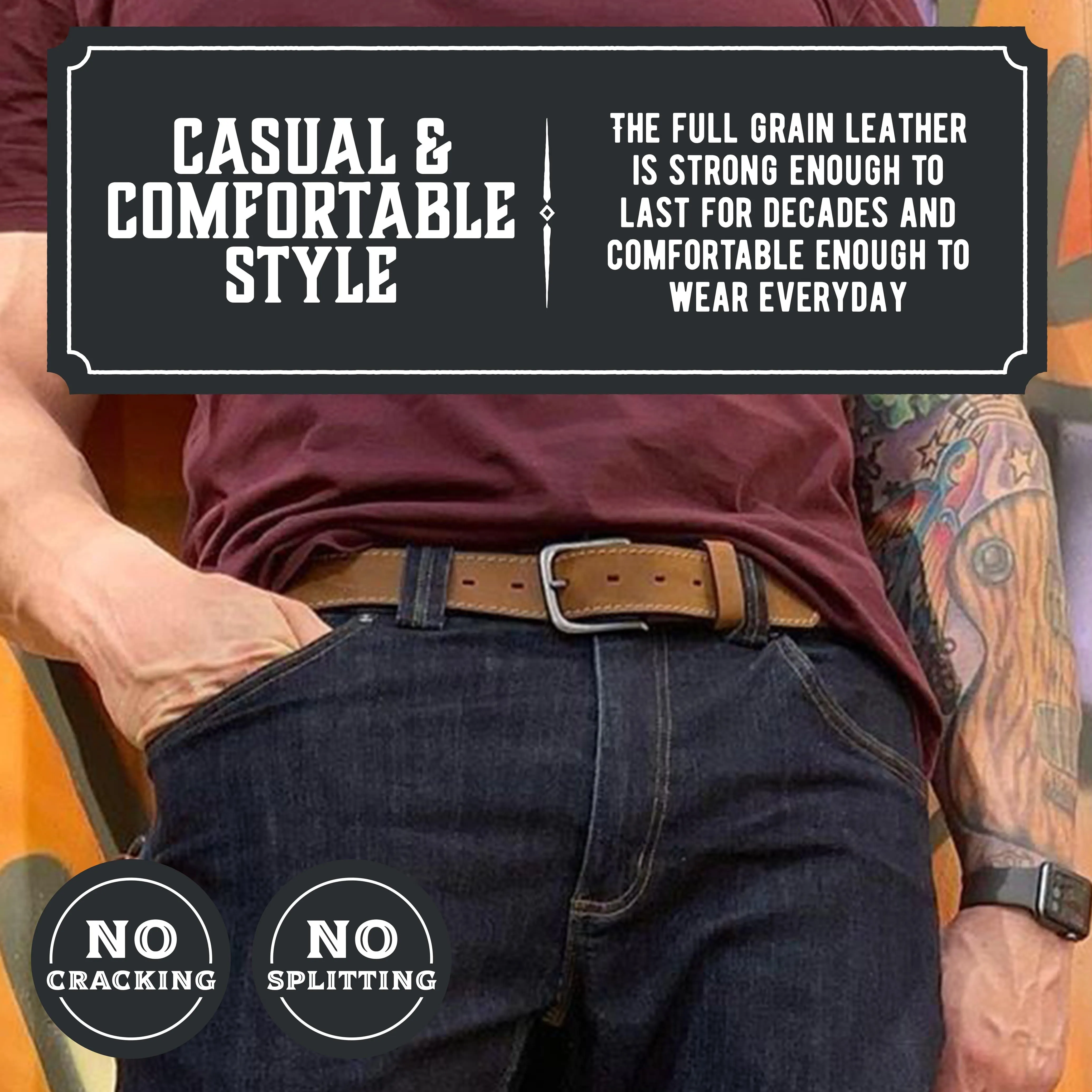 The Outrider Leather Belt - Image 3