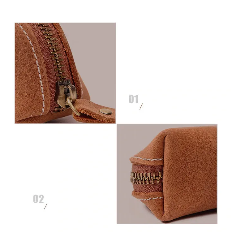 The Paavo Leather Pen Case | Leather Makeup Pouch - Image 6