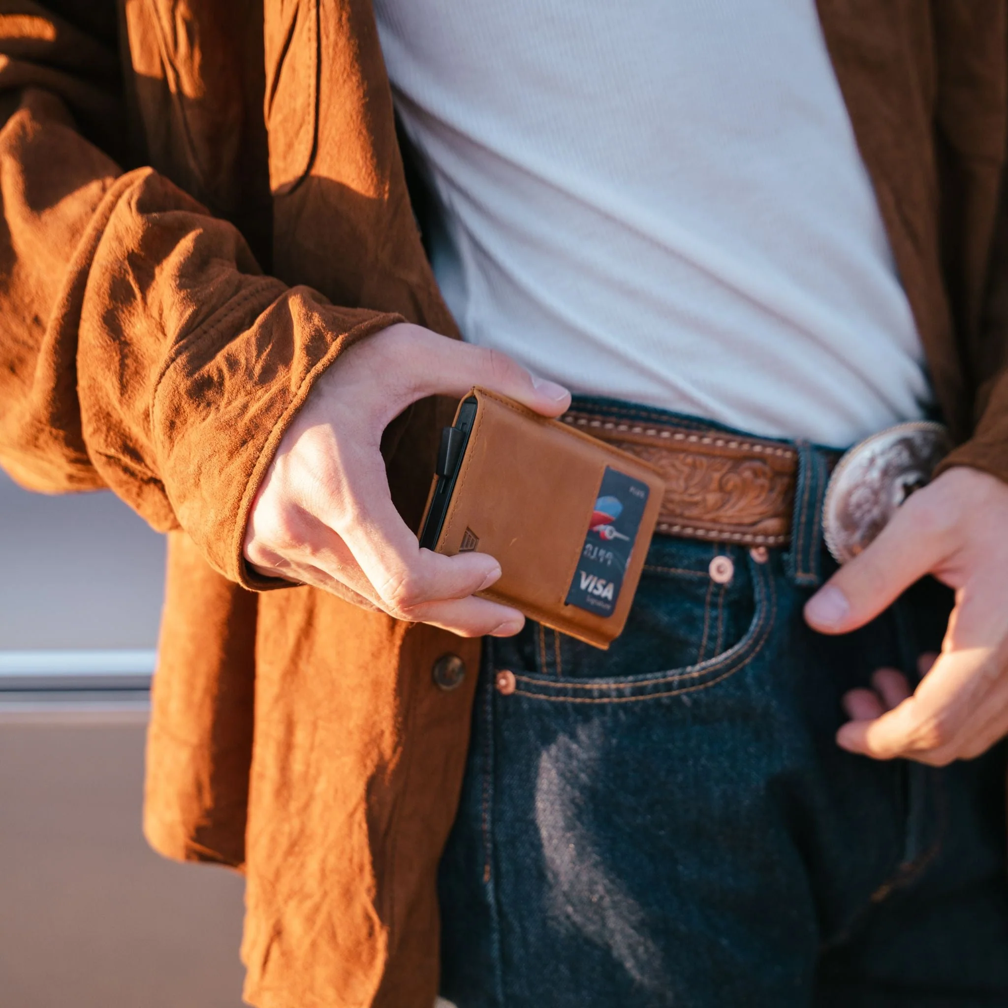 The Pilot – Men's RFID Aluminum Card Wallet - Image 108