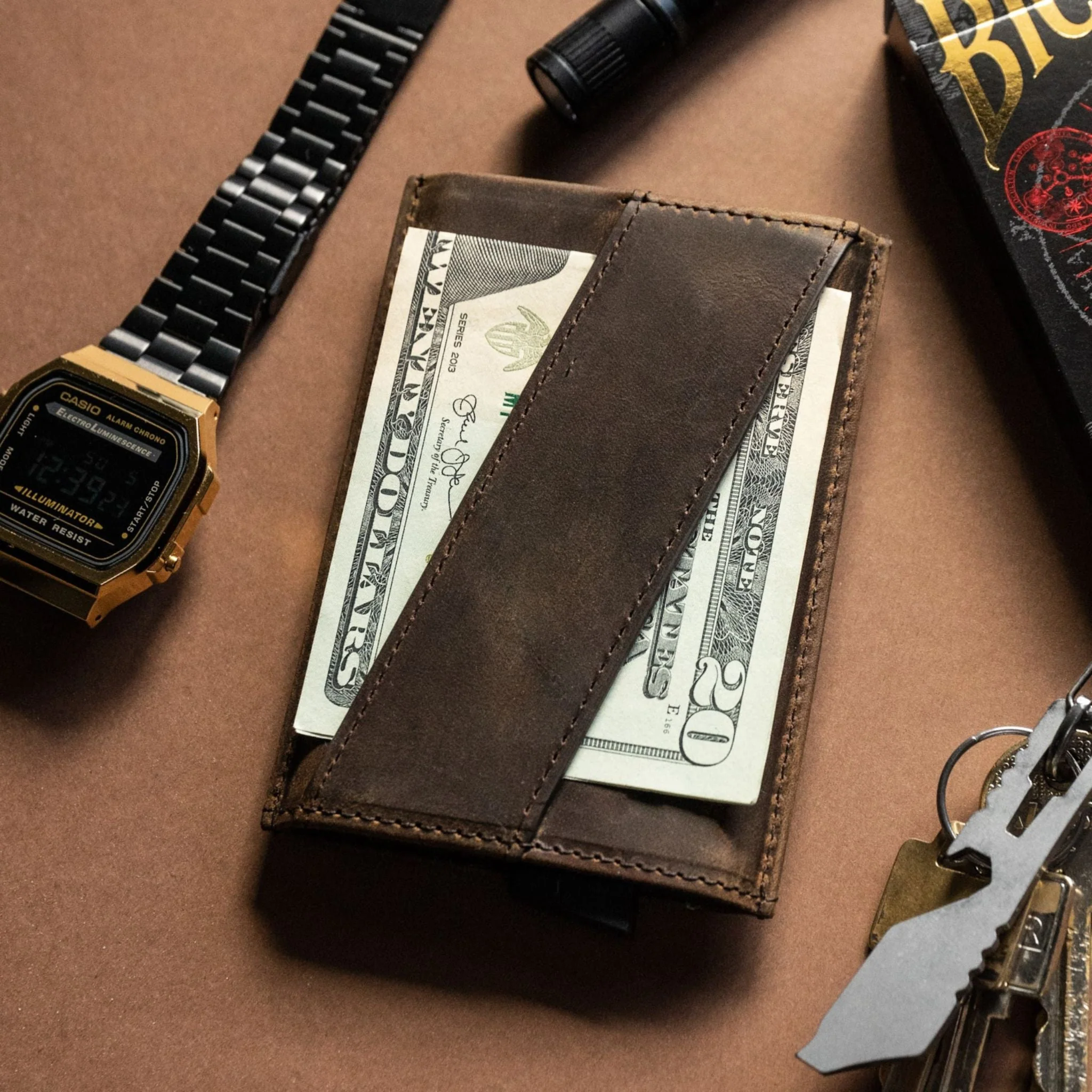 The Pilot – Men's RFID Aluminum Card Wallet - Image 82