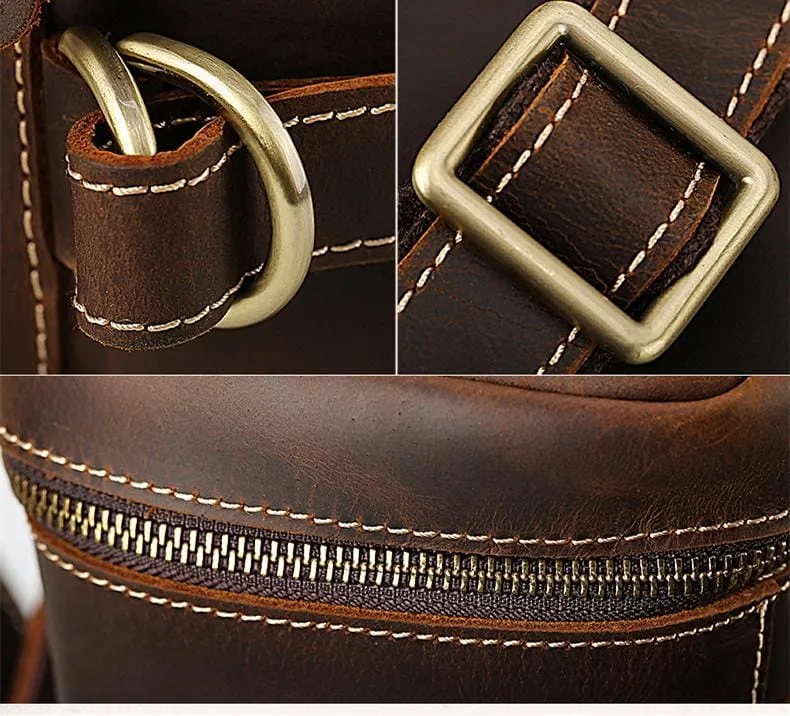 The Raoul Backpack | Handmade Vintage Leather Backpack - Image 10