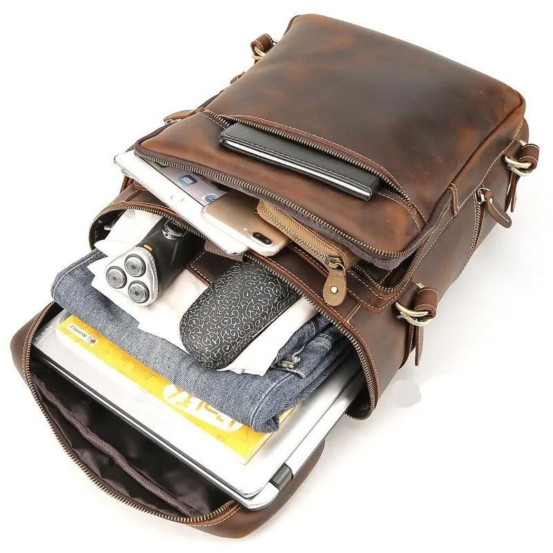The Raoul Backpack | Handmade Vintage Leather Backpack - Image 3