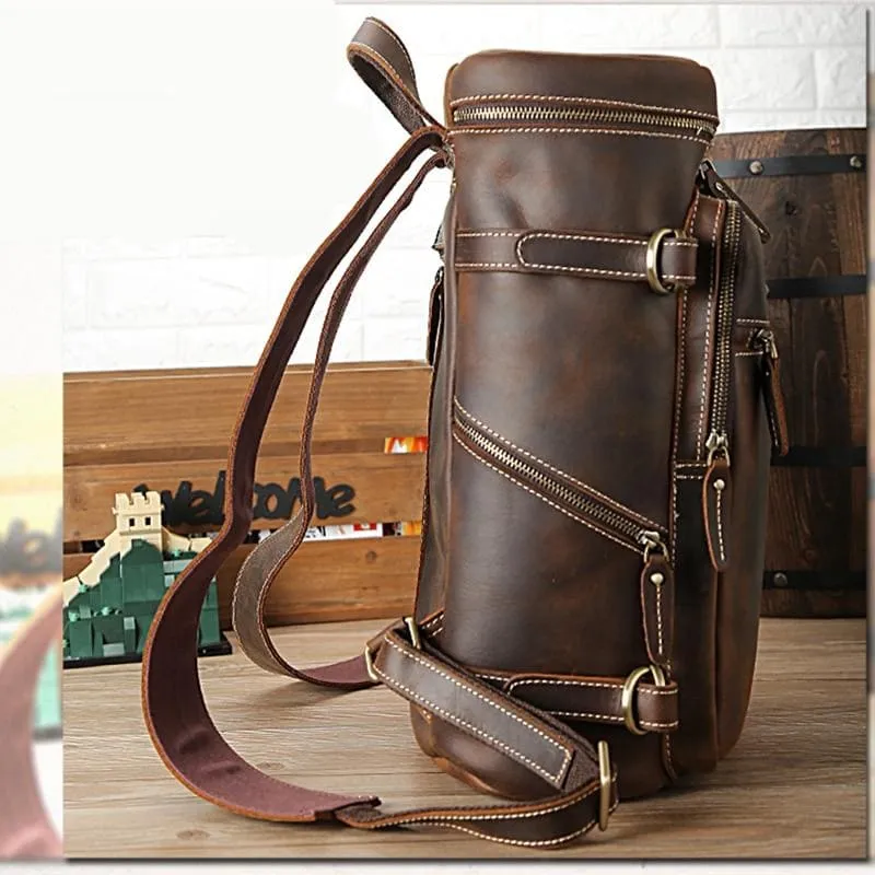 The Raoul Backpack | Handmade Vintage Leather Backpack - Image 6