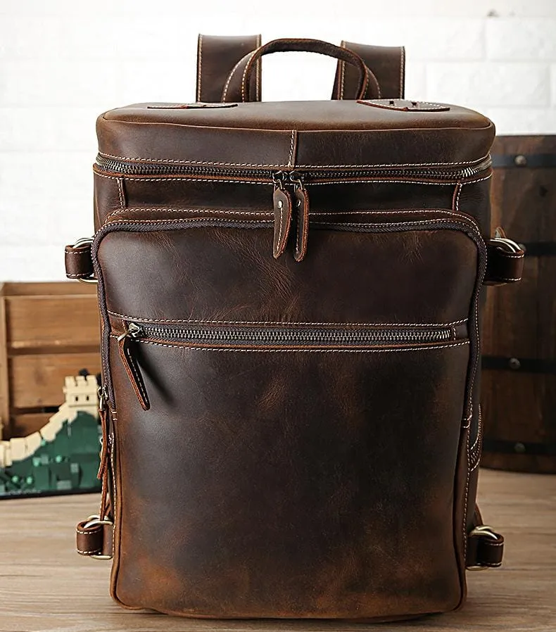 The Raoul Backpack | Handmade Vintage Leather Backpack - Image 7