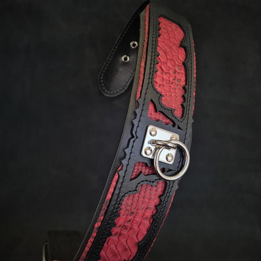 The "Red Dragon" Dog Collar