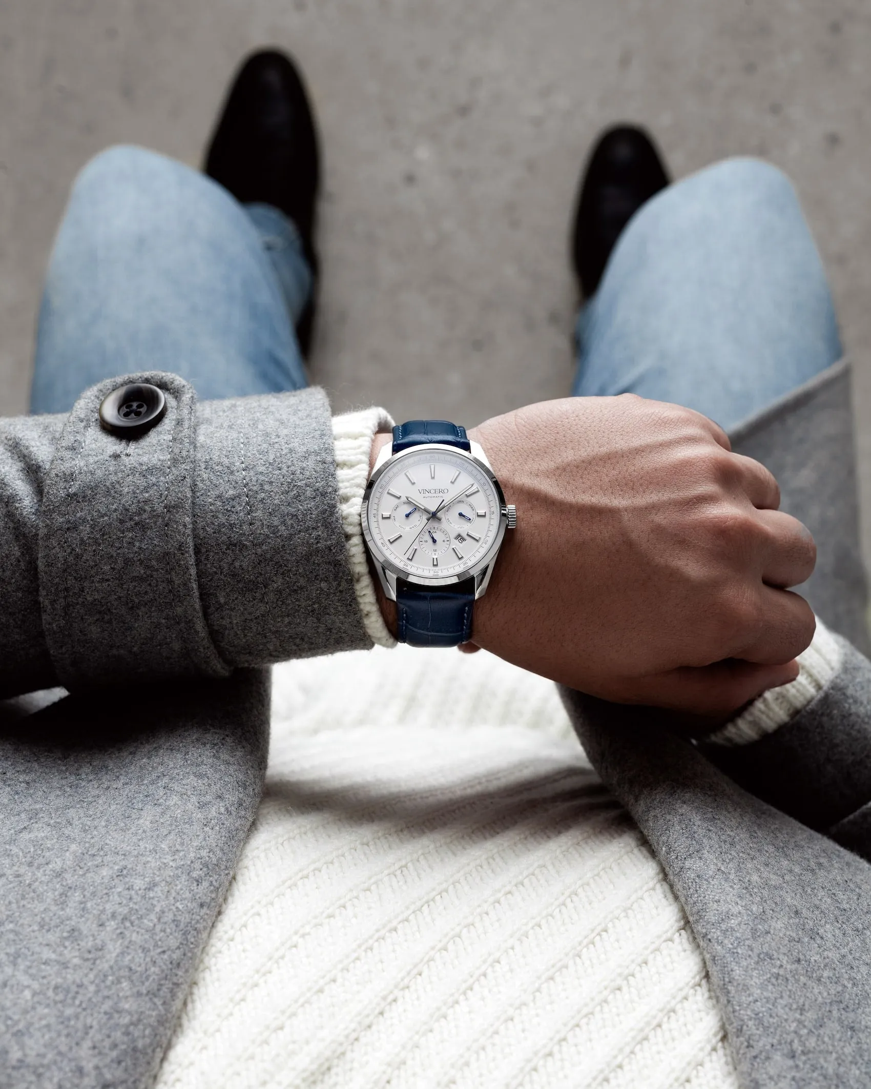 The Reserve Automatic Men's Watches - Blue/Silver - Image 2