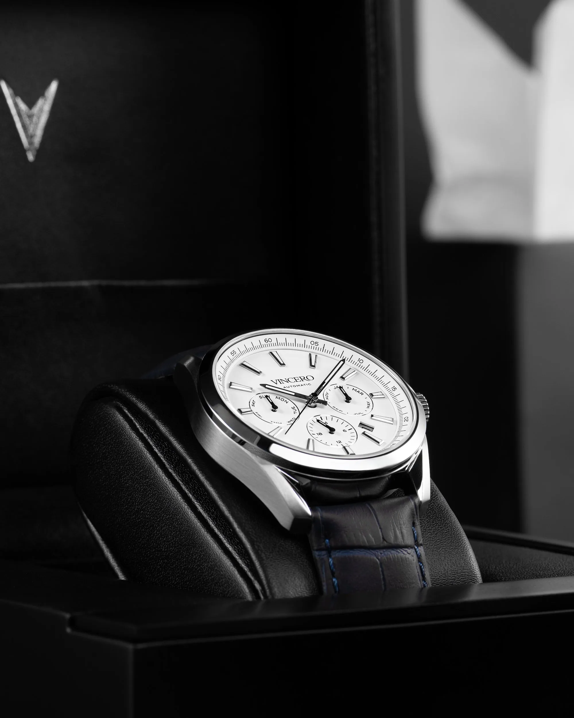 The Reserve Automatic Men's Watches - Blue/Silver - Image 5