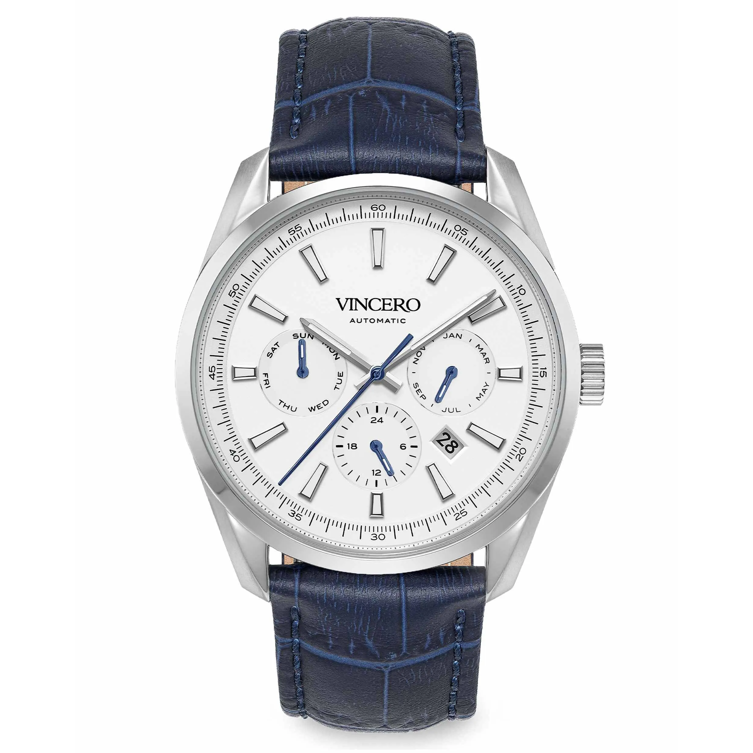 The Reserve Automatic Men's Watches - Blue/Silver - Image 6