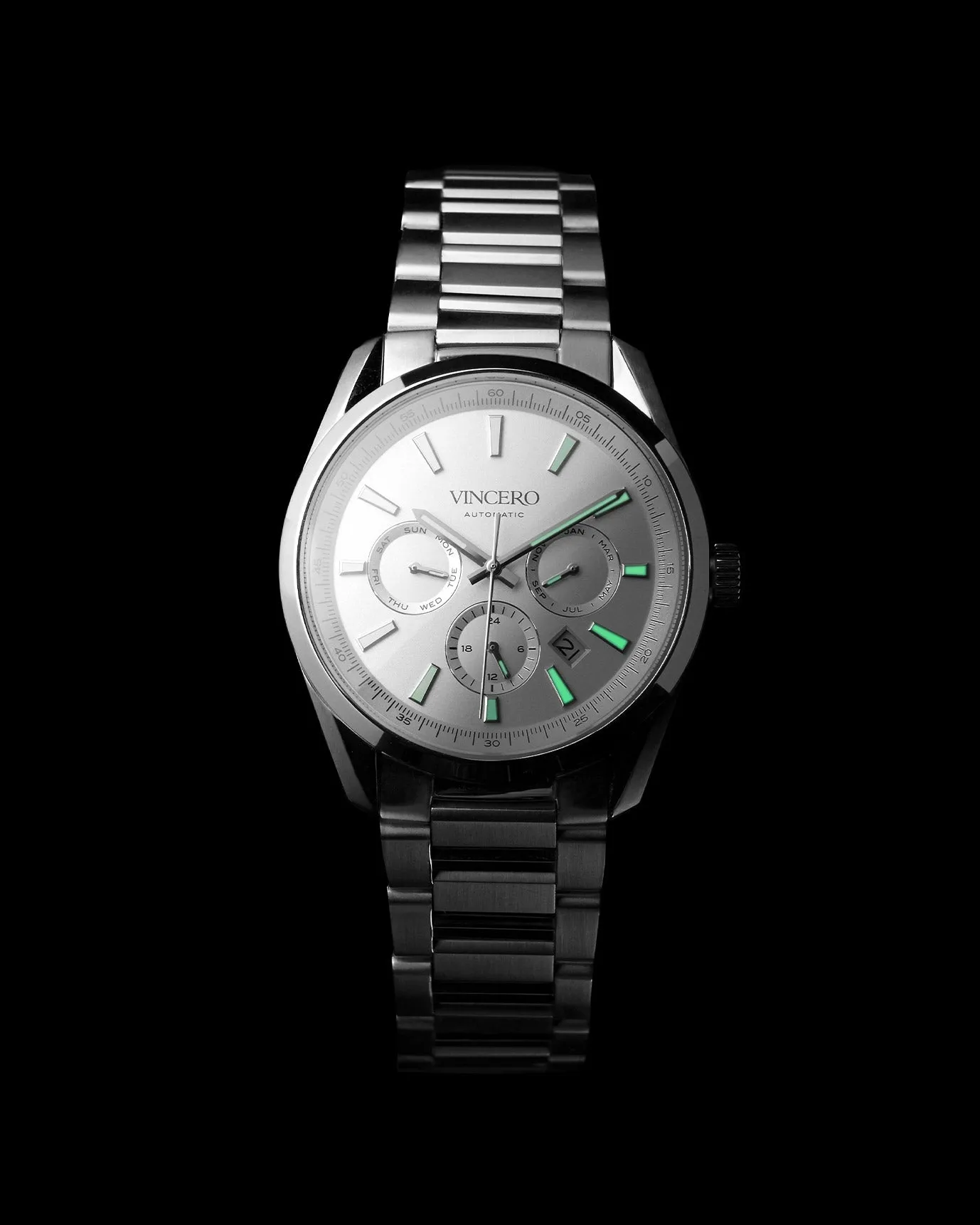 The Reserve Automatic Men's Watches - Gray/Silver - Image 4