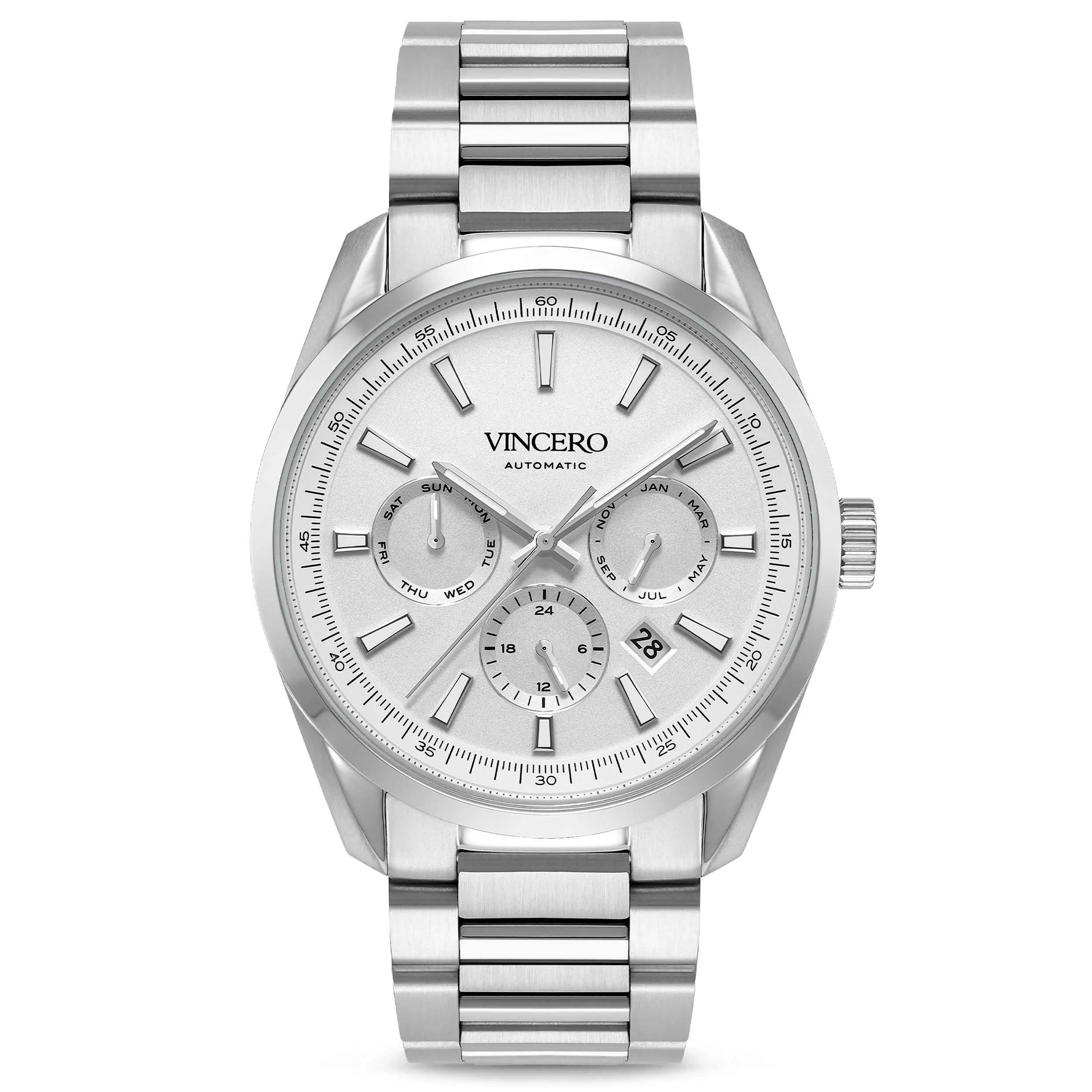 The Reserve Automatic Men's Watches - Gray/Silver - Image 7