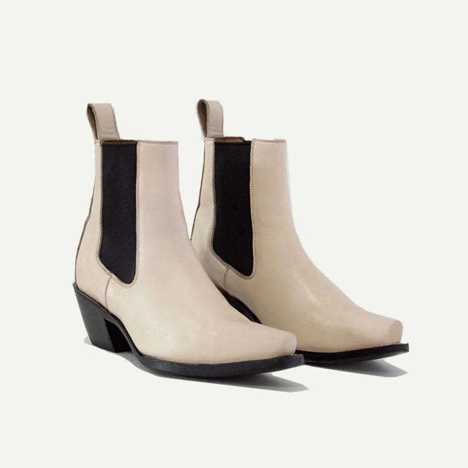 The Sandra Boot in Bone - Image 3