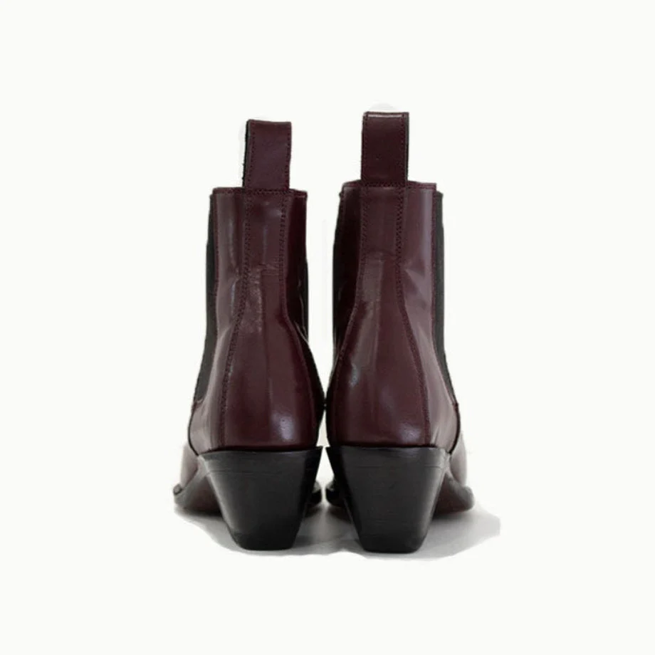 The Sandra Boot in Burgundy - Image 3