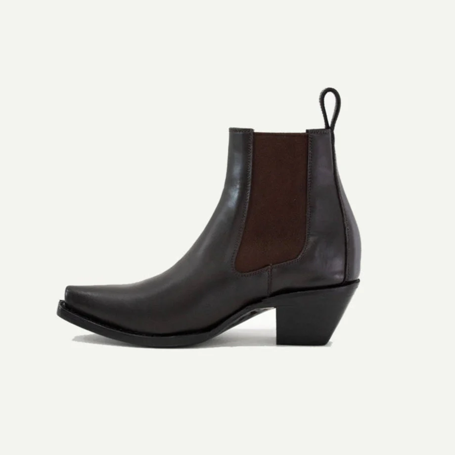 The Sandra Boot in Chocolate Brown - Image 2
