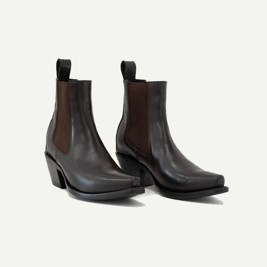 The Sandra Boot in Chocolate Brown - Image 3