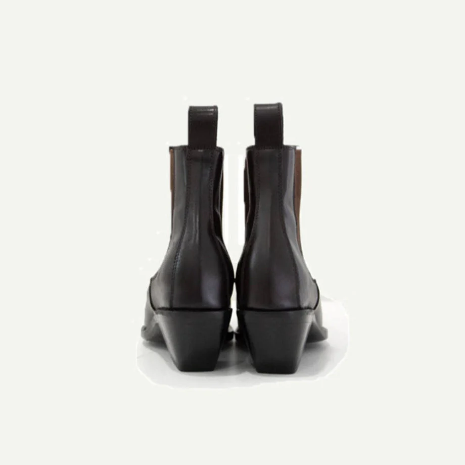 The Sandra Boot in Chocolate Brown - Image 4