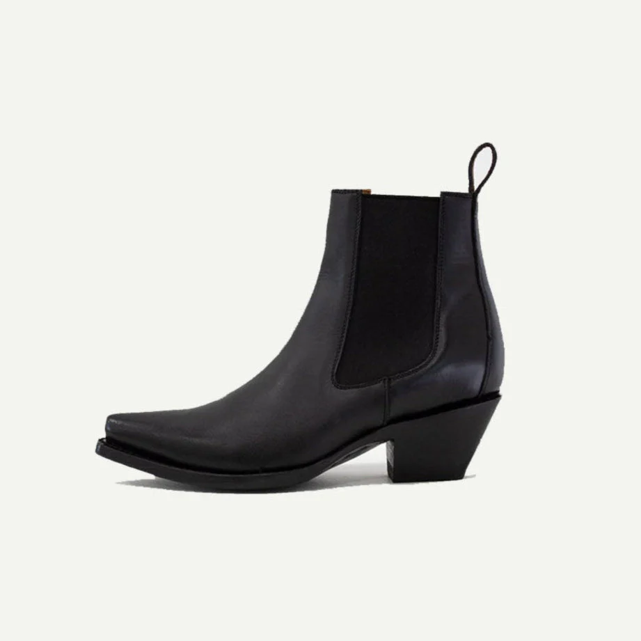 The Sandra Boot in Matte Black - Image 2