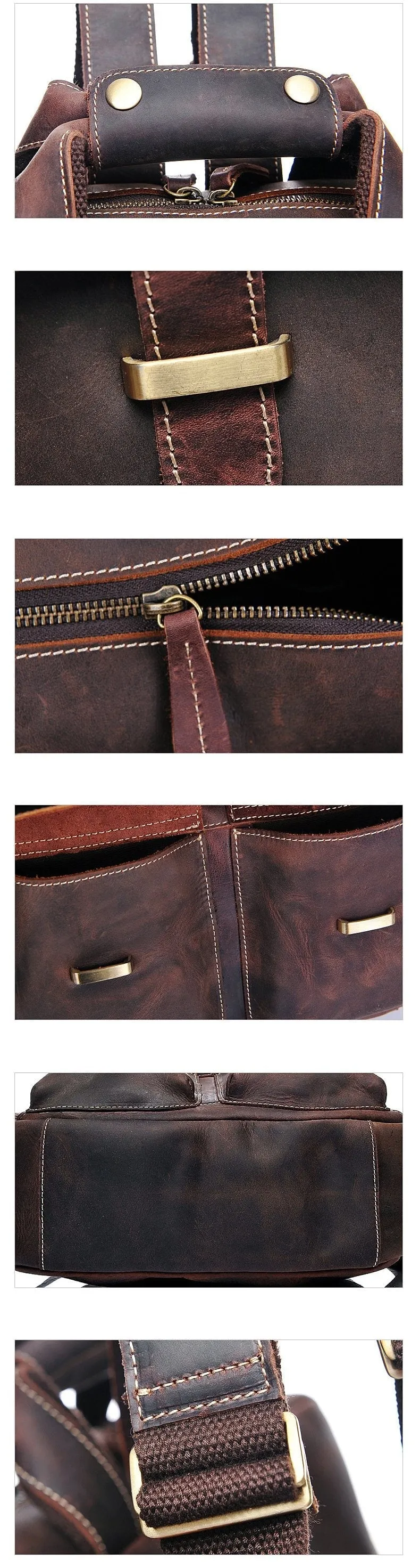 The Shelby Backpack | Handmade Genuine Leather Backpack - Image 6