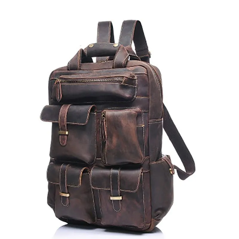 The Shelby Backpack | Handmade Genuine Leather Backpack - Image 7