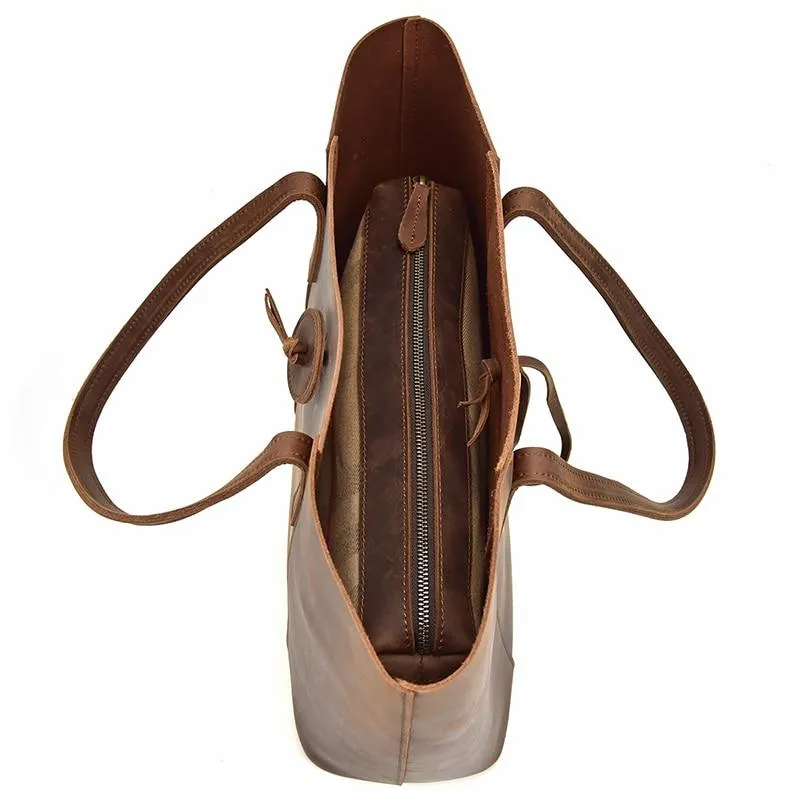 The Taavi Tote | Handcrafted Leather Tote Bag - Image 3