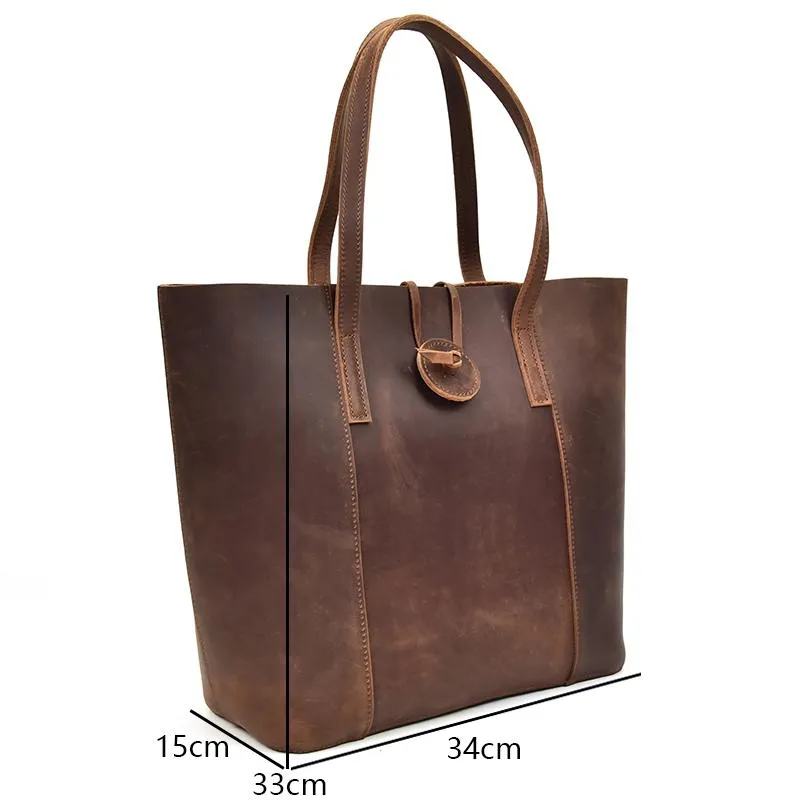 The Taavi Tote | Handcrafted Leather Tote Bag - Image 4