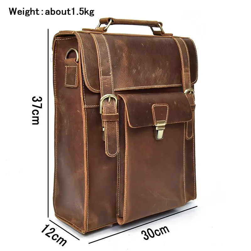 The Vali Backpack | Handmade Vintage Leather - Image 13