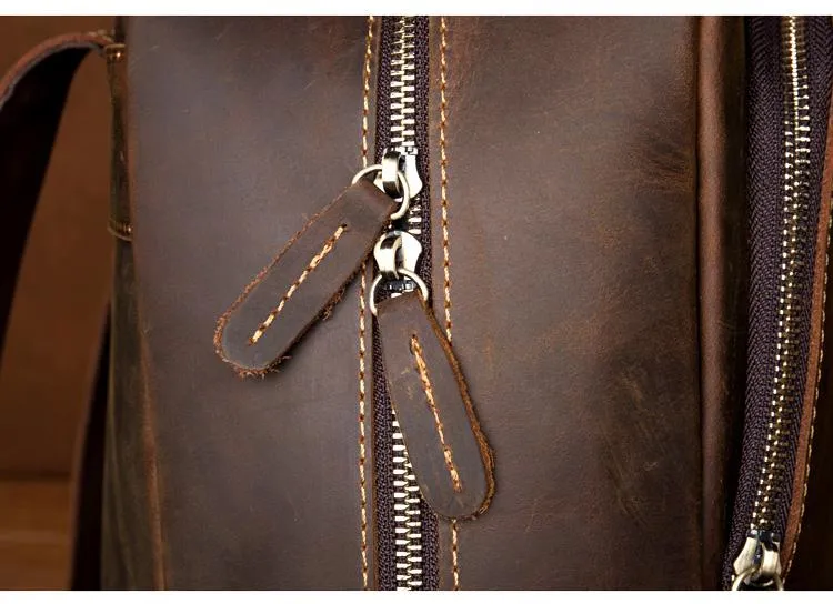 The Vernon Backpack | Genuine Vintage Leather Minimalist Backpack - Image 11