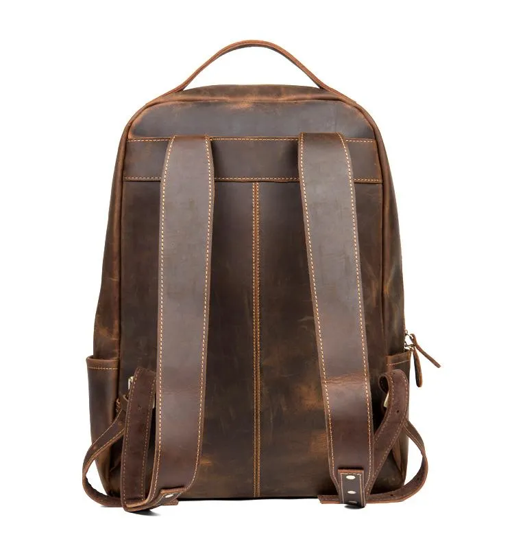 The Vernon Backpack | Genuine Vintage Leather Minimalist Backpack - Image 18