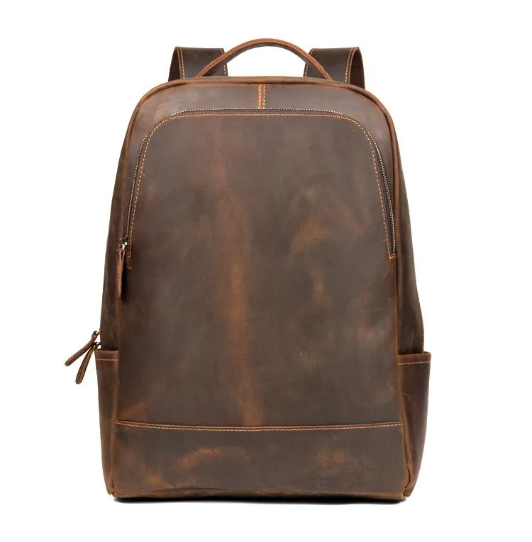 The Vernon Backpack | Genuine Vintage Leather Minimalist Backpack - Image 19