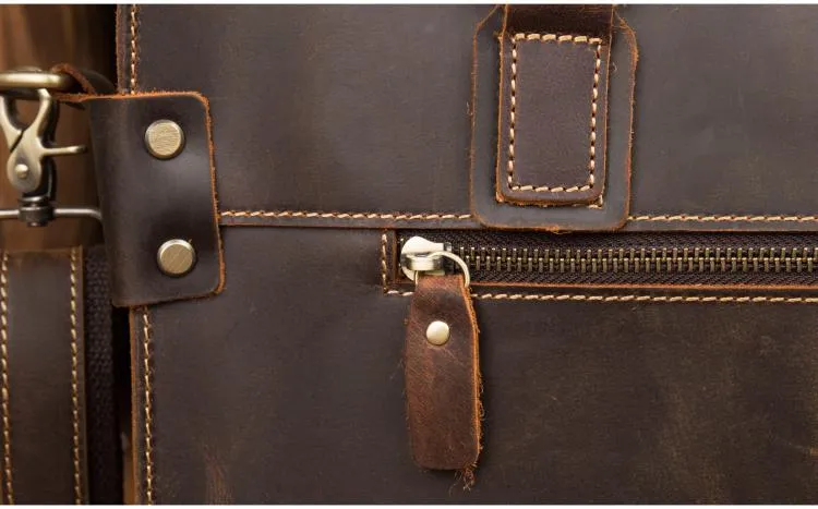 The Viggo Briefcase | Genuine Leather Messenger Bag - Image 17